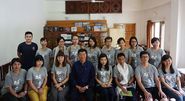 西藏司政洛桑森格接見台灣SFT 與青年學子對談 